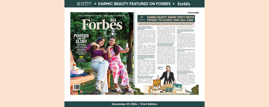 Karmic Beauty Featured on Forbes India