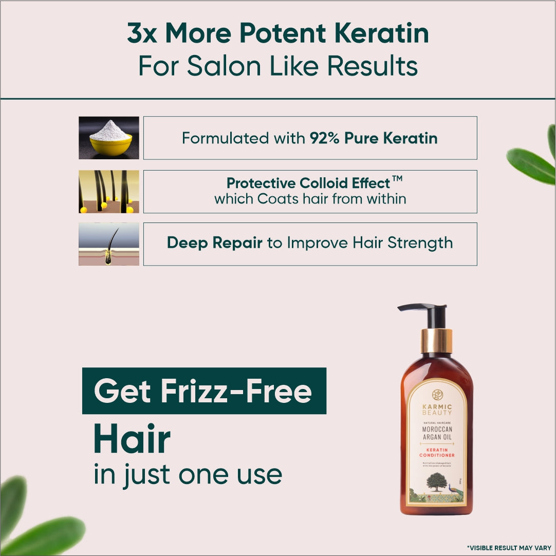 Revitalizing Hair Conditioner with Certified Organic Moroccan Argan Oil & Hydrolyzed Keratin