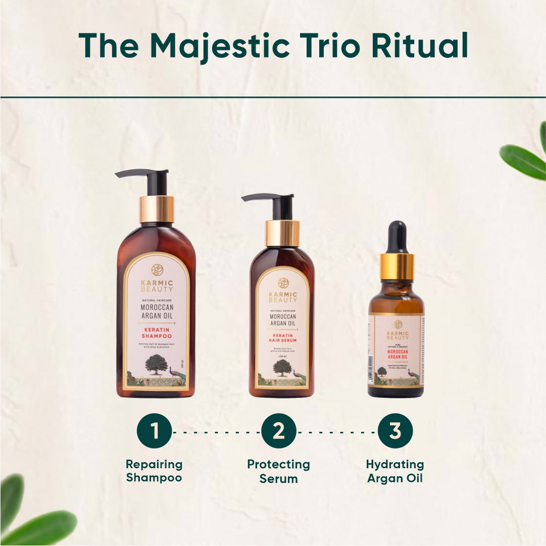 Majestic Trio: Rejuvenate & Restore Hair Ritual For Men