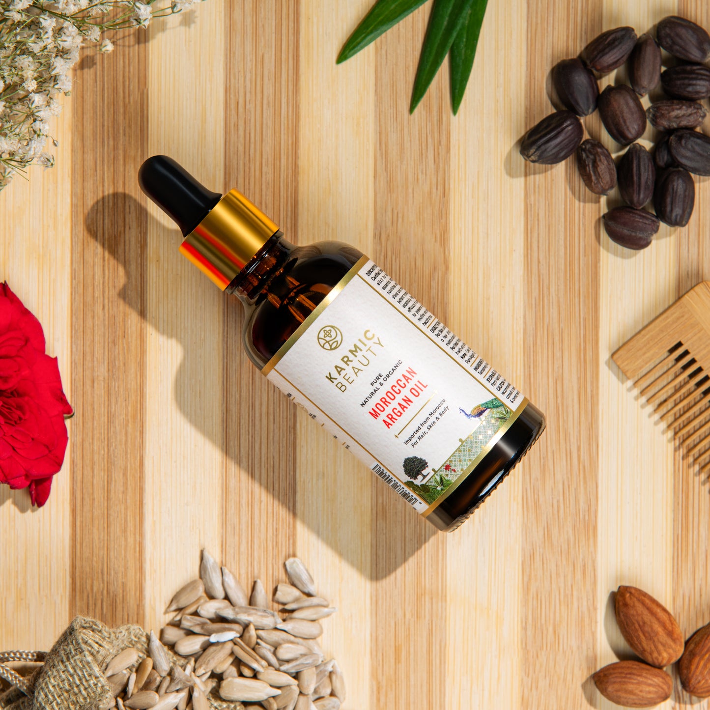 100% Pure, Natural & Organic Moroccan Argan Oil for Hair & Face