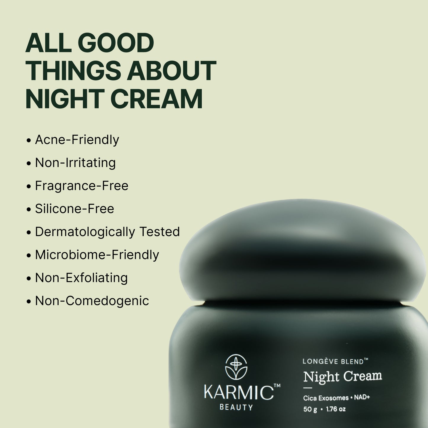 LONGÈVE BLEND™ NAD+ Skin Longevity Night Cream