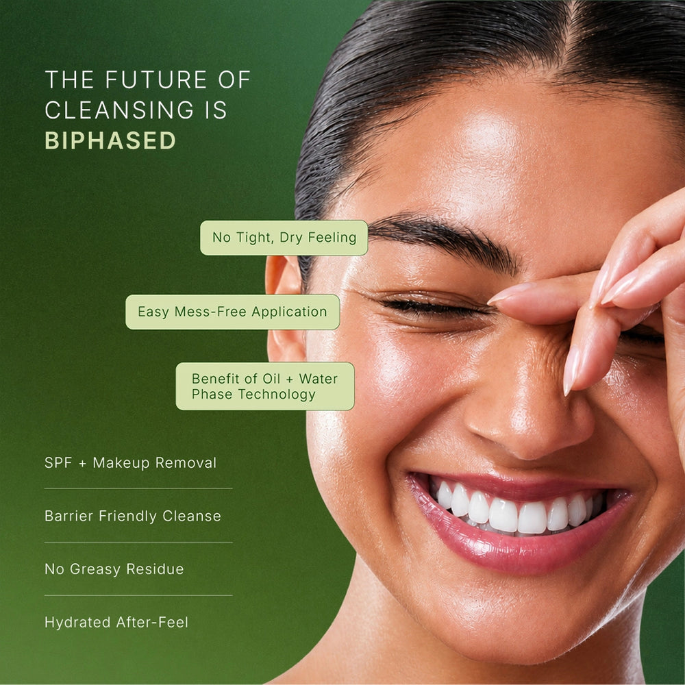 Purifying Biphasic Cleansing Oil Powered by LONGÈVE BLEND™