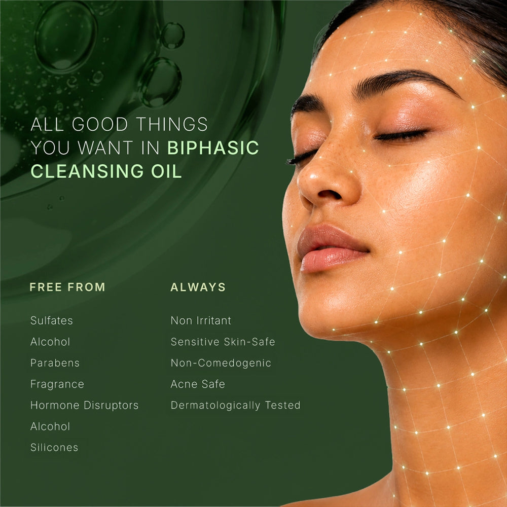 Purifying Biphasic Cleansing Oil Powered by LONGÈVE BLEND™