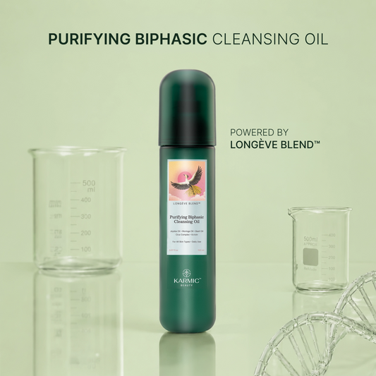 Purifying Biphasic Cleansing Oil Powered by LONGÈVE BLEND™