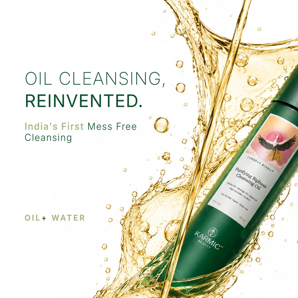 Purifying Biphasic Cleansing Oil Powered by LONGÈVE BLEND™