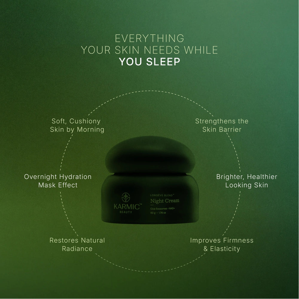 NAD+ Skin Longevity Night Cream Powered by LONGÈVE BLEND™