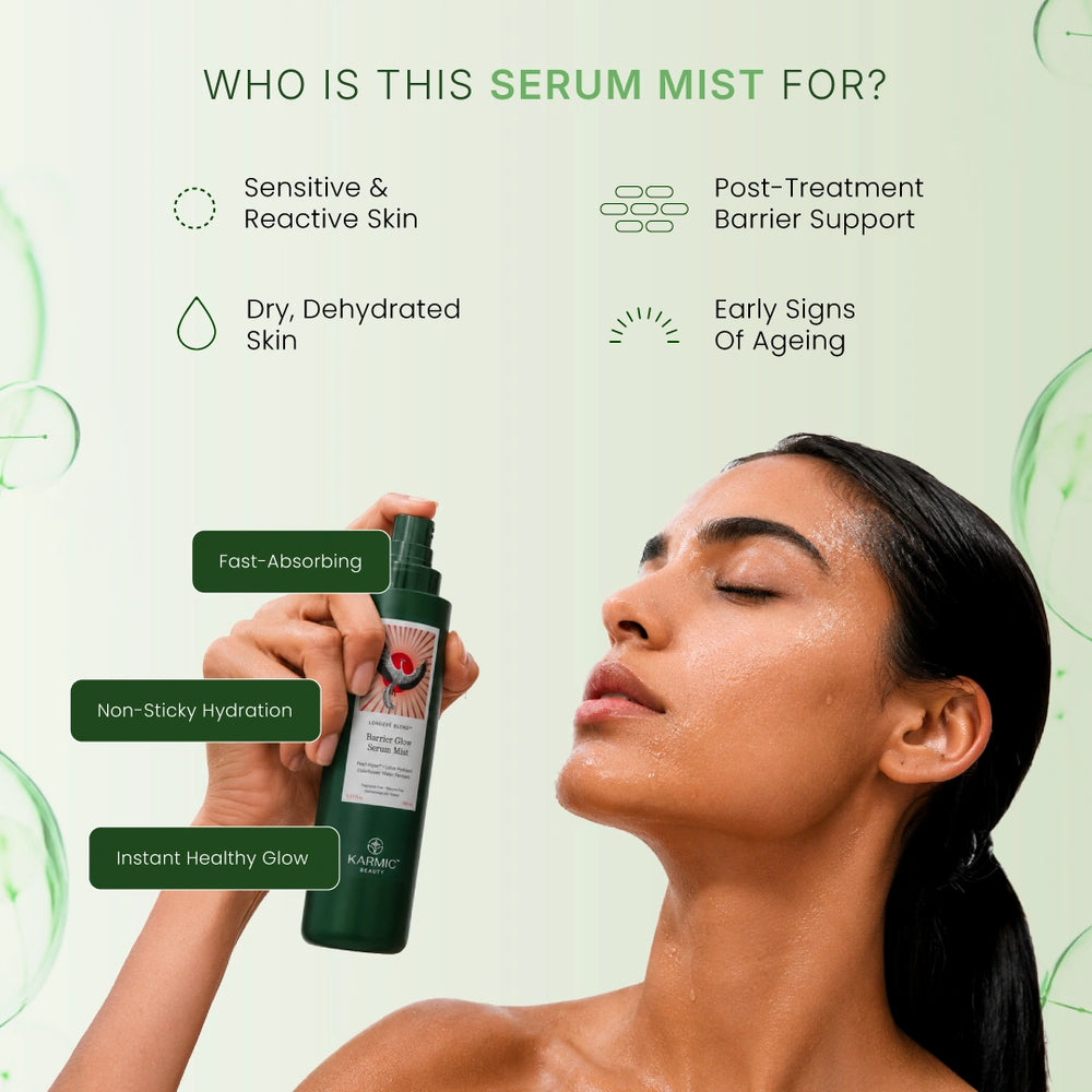 Skin Longevity Barrier Glow Serum Mist Powered by LONGÈVE BLEND™