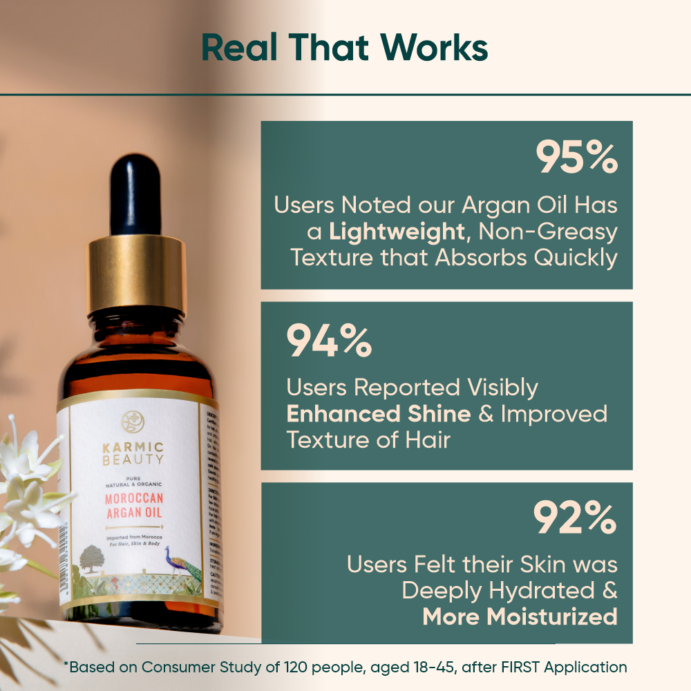 100% Pure, Natural & Organic Moroccan Argan Oil for Hair & Face
