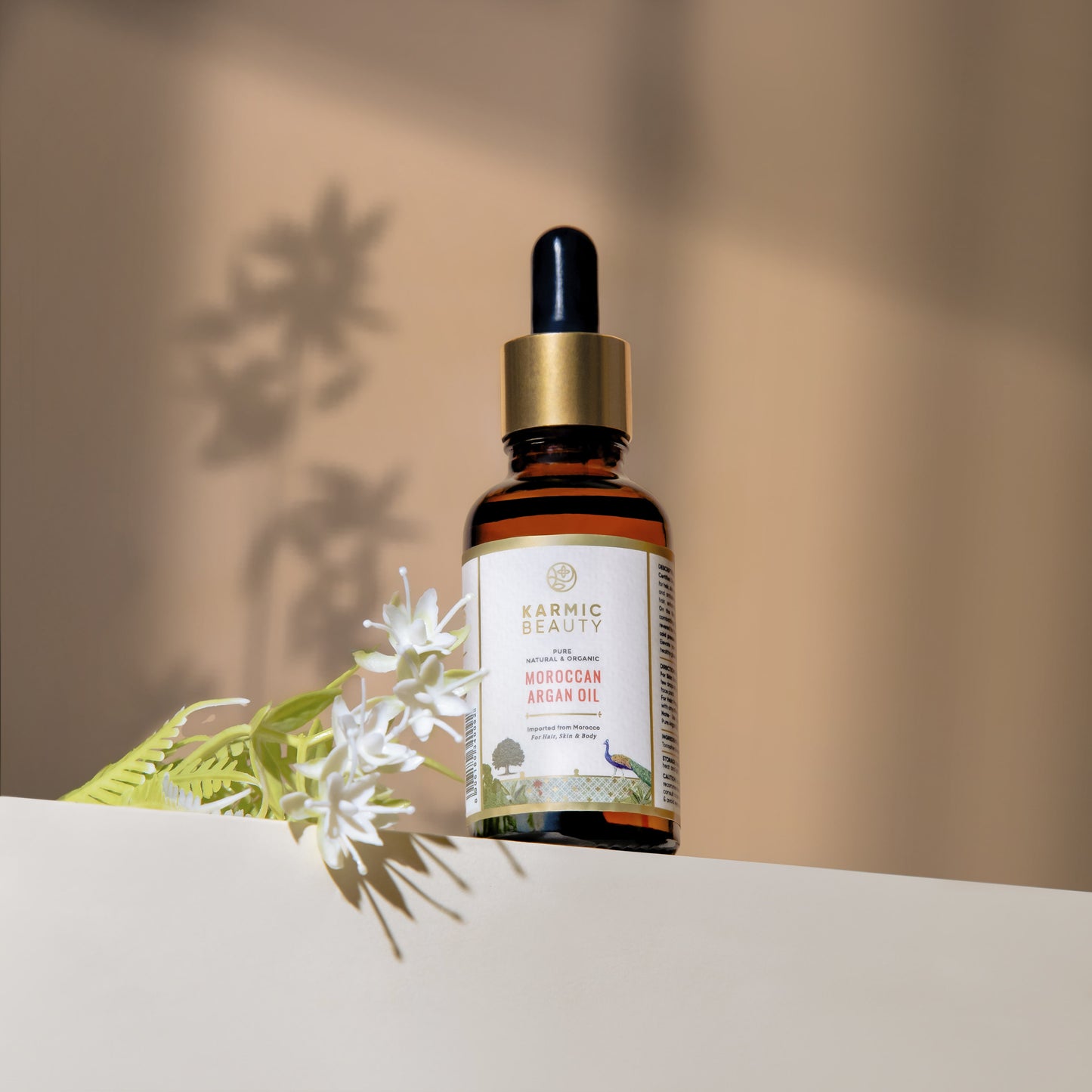 Karmic Beauty's Natural and Certified Organic Moroccan Argan Oil.