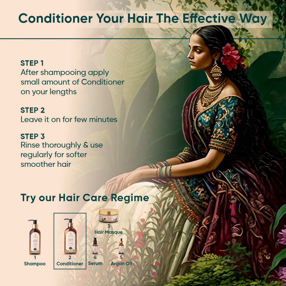 Organic Moroccan Argan Oil & Keratin Hair Conditioner