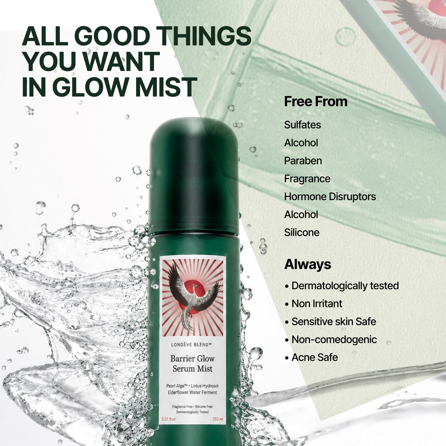 LONGÈVE BLEND™ Barrier Glow Serum Mist