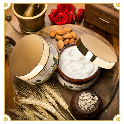 Karmic Beauty Morrocan Argan Oil & Keratin Hair Mask for Deep Conditioning.