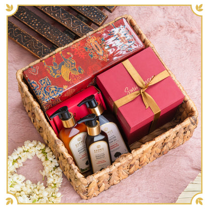 Luxury Pure Indulgence Hamper of Karmic Beauty for Luxurious Gifting or Selfcare.