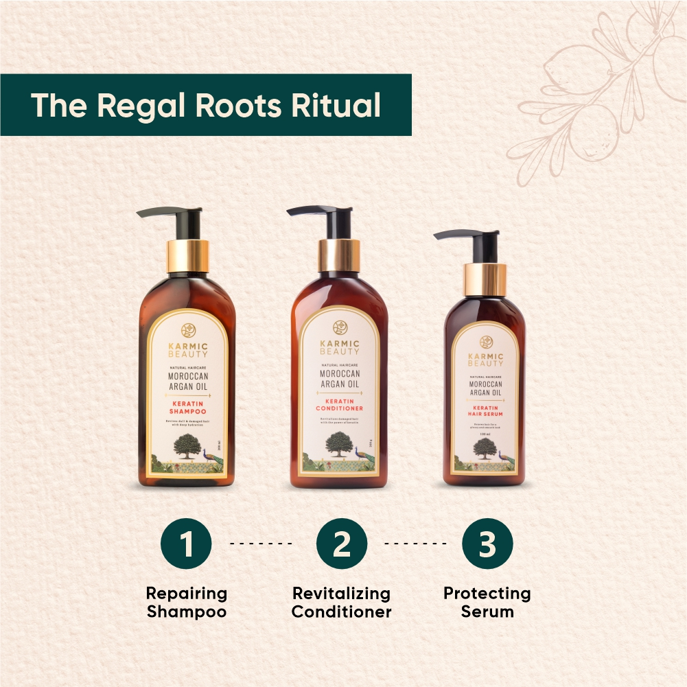 The Regal Roots Proper Ritual or Steps to use the products, Shampoo, Conditioner, & Serum