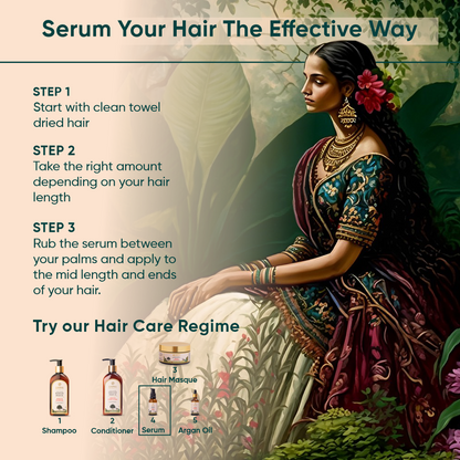 Organic Moroccan Argan Oil & Keratin Hair Serum