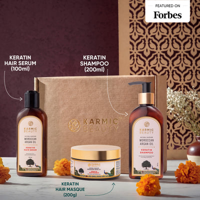 Smooth & Seal Ritual of Shampoo (200ml), Hair Masque (200g) & Hair Serum (100ml)