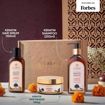 Smooth & Seal Ritual of Shampoo (200ml), Hair Masque (200g) & Hair Serum (100ml)