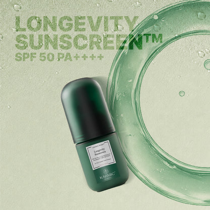Longevity Sunscreen Spf 50 PA++++ with Photobiome™ Complex & ENCAPSULATED New Generation Filters
