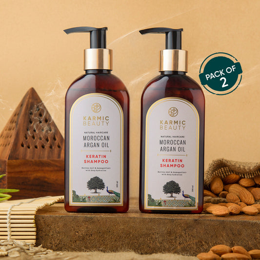 Pack of 2 | Frizz-Fix Hair Smoothening Shampoo | Salon Grade Formula | 91.8% Naturals