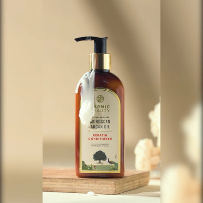 Organic Moroccan Argan Oil & Keratin Hair Conditioner