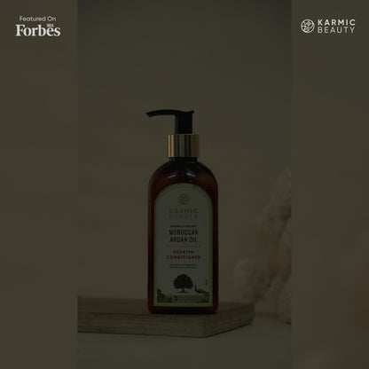 Revitalizing Hair Conditioner with Certified Organic Moroccan Argan Oil & Hydrolyzed Keratin